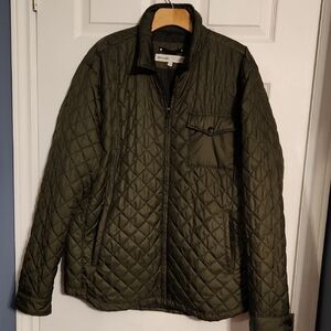 Weatherproof Men's Dark Green Quilted Jacket